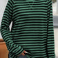 Mandy Striped Round Neck Long Sleeve T-Shirt