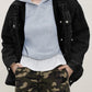 Button Up Collared Neck Long Sleeve Denim Jacket