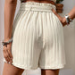 Beautiful Bea Textured High Waist Shorts with Pockets