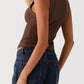 Lovelet Button Up Round Neck Tank