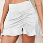 Beachin' Ruched Elastic Waist Swim Skirt