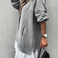 Devine Ruffle Hem Long Sleeve Mini Dress
