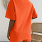 Button Up Short Sleeve Shirt and Shorts Set