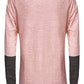 Full Size Striped Quarter Button Long Sleeve T-Shirt