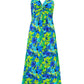 Full Size Twisted Printed V-Neck Cami Dress