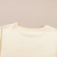 LOVE Patch Round Neck Sweater