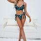 Printed Spaghetti Strap Two-Piece Bikini Set