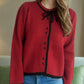 Button Down Long Sleeve Cardigan