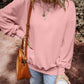 Round Neck Long Sleeve Sweatshirt