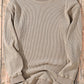 Round Neck Dropped Shoulder Sweatshirt