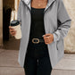 Ivy Lane Pocketed Zip Up Hooded Jacket