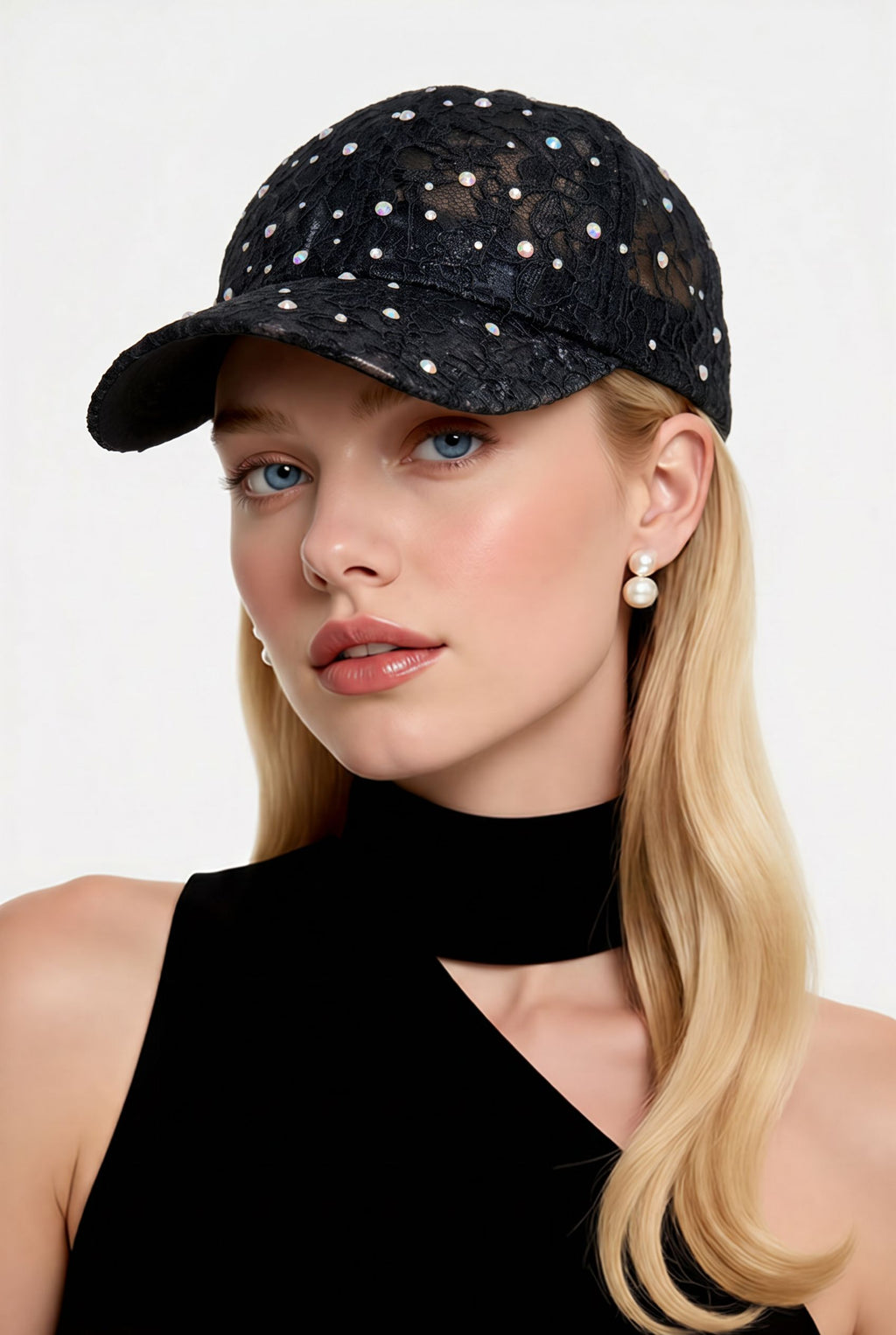 Something Special Black Bling Baseball Cap