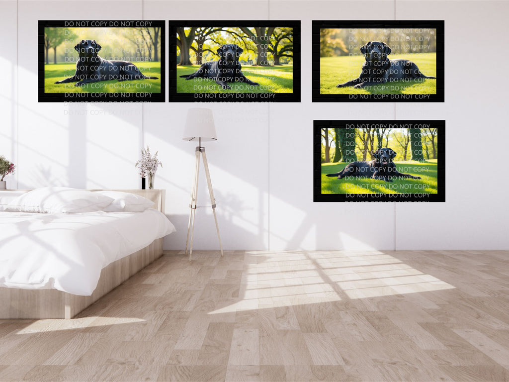 Labrador Retriever Digital Art in PDF SVG PNG File Formats