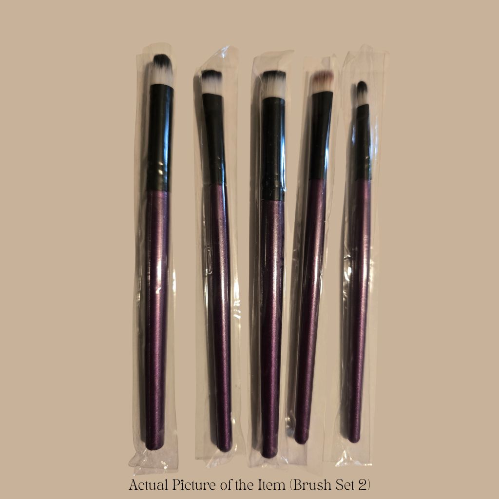 20-Piece Professional Makeup Brush Set – Purple