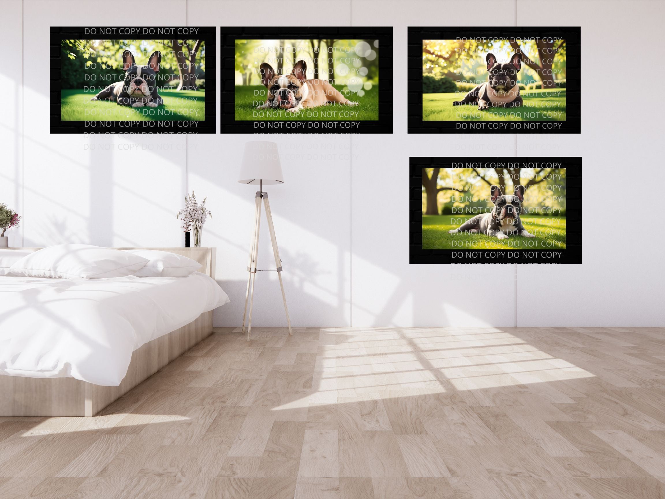 French Bulldog Digital Art in PDF SVG PNG File Formats