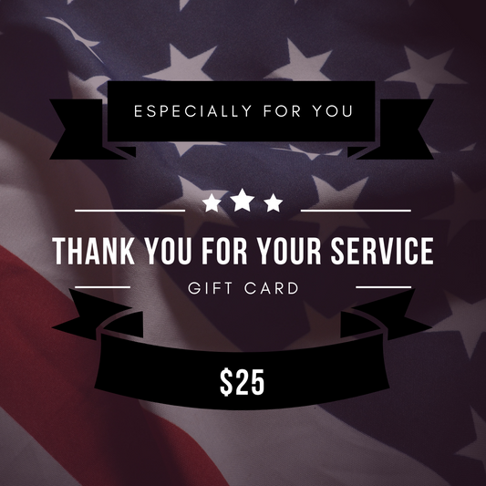 Thank You for Your Service Gift Card