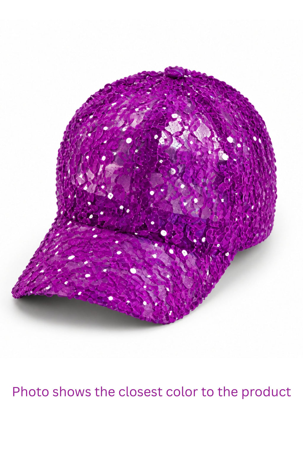 Something Special Purple Bling Baseball Cap