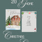 DIY 20 Gnome Christmas Cards in PNG & PDF File Format