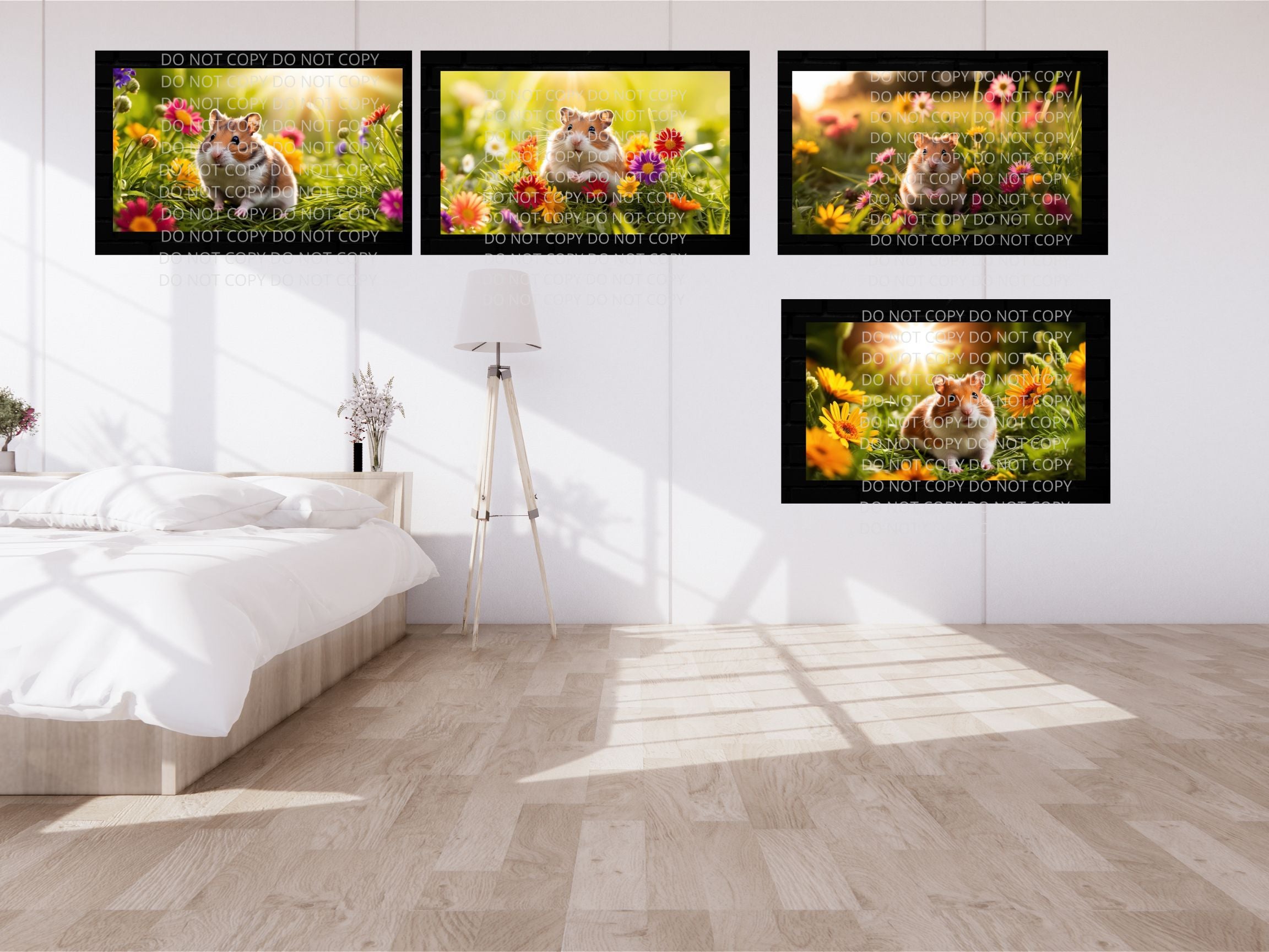 Hamster Digital Art in PDF SVG PNG File Formats