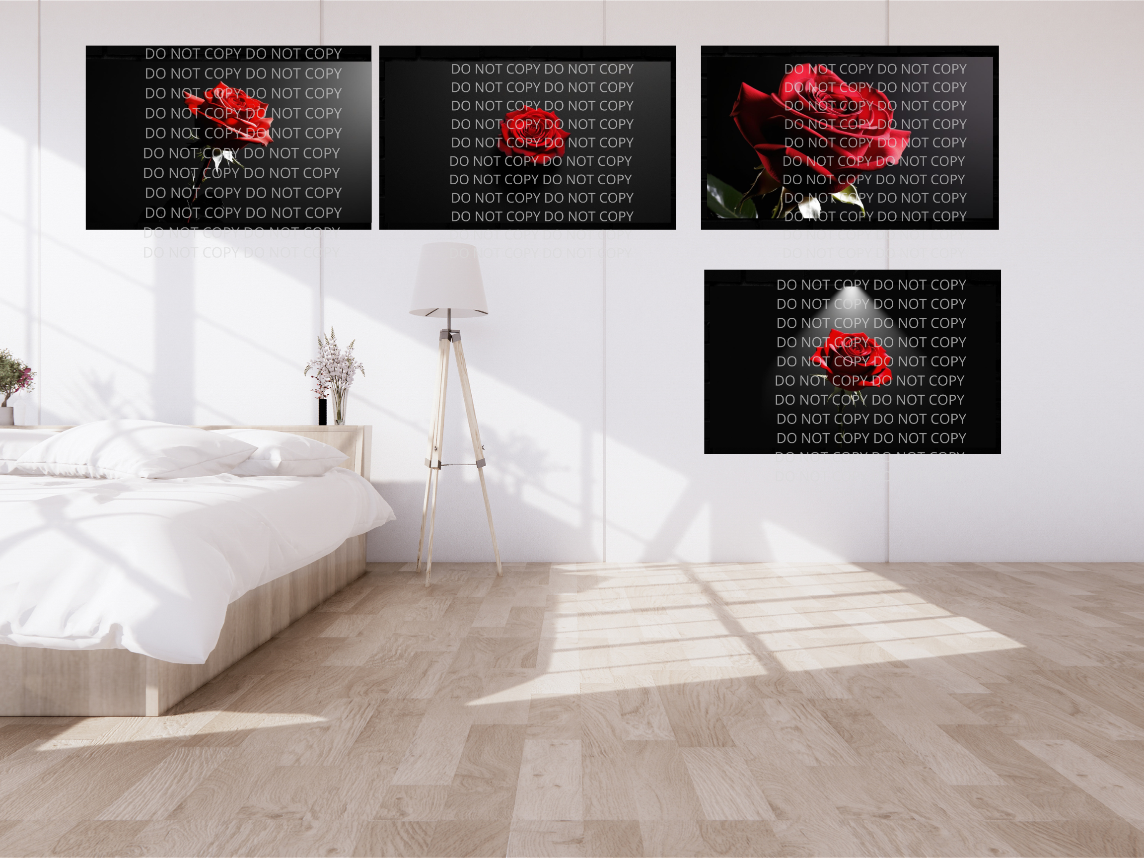 Red Rose with Black Background Digital Art in PDF SVG PNG File Formats