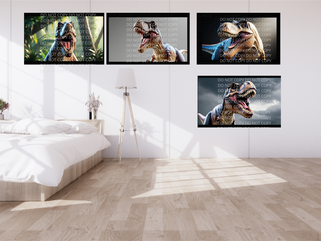 T Rex Digital Art in PDF SVG PNG File Formats