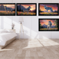 Wolf With Scenery Digital Art in PDF SVG PNG File Formats