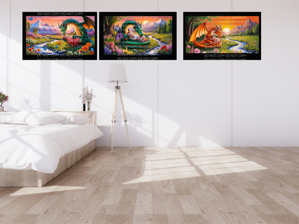 Dragon With a Human Baby Digital Art in PDF SVG PNG File Formats