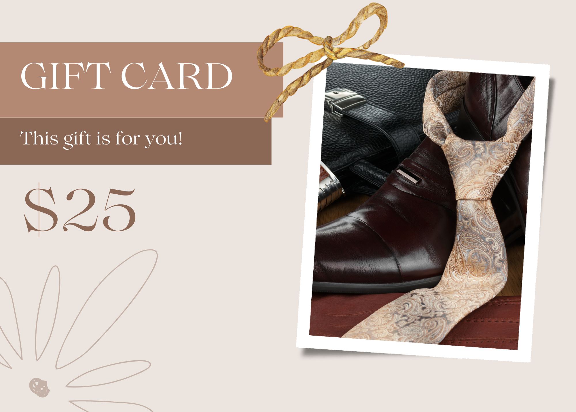 Men's Themed Gift Card  *