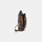 Nicole Lee USA Black Geometric Pattern Crossbody Bag