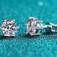 Adored Moissanite Stud Earrings