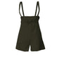 Drawstring Wide Strap Overalls with Pockets