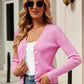 Button Up Long Sleeve Cardigan