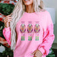 Sequin Nutcracker Dropped Shoulder Sweatshirt