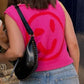 Smiley Round Neck Sweater Vest