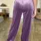Pocketed Elastic Waist Joggers