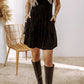 Wide Strap Mini Dress with Pockets