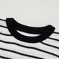 Striped Round Neck Knit Top