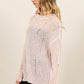 HYFVE Distressed Long Sleeve Knit Top