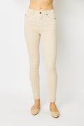 Judy Blue Full Size Garment Dyed Tummy Control Skinny Jeans *