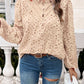 Devine Frill Round Neck Long Sleeve Shirt