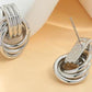 Gold-Plated Knotted Stud Earrings