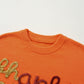 THANKSGIVING Round Neck Dropped Shoulder Sweater