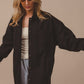 BiBi Button Up Washed Jacket with Pockets - Brand BiBi