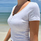 Devine Button Detail Short Sleeve T-Shirt