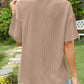 Full Size Round Neck Half Sleeve T-Shirt