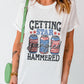 Graphic Round Neck Short Sleeve T-Shirt