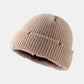 Distressed Cuffed Knit Hat