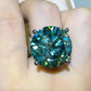 20 Carat Moissanite 925 Sterling Silver Ring