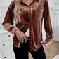 Perfee Button Up Long Sleeve Shirt