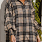 Plaid Button Up Long Sleeve Shirt